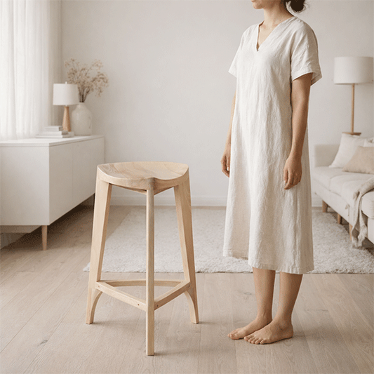 Maple Terza Wood Bar Stool