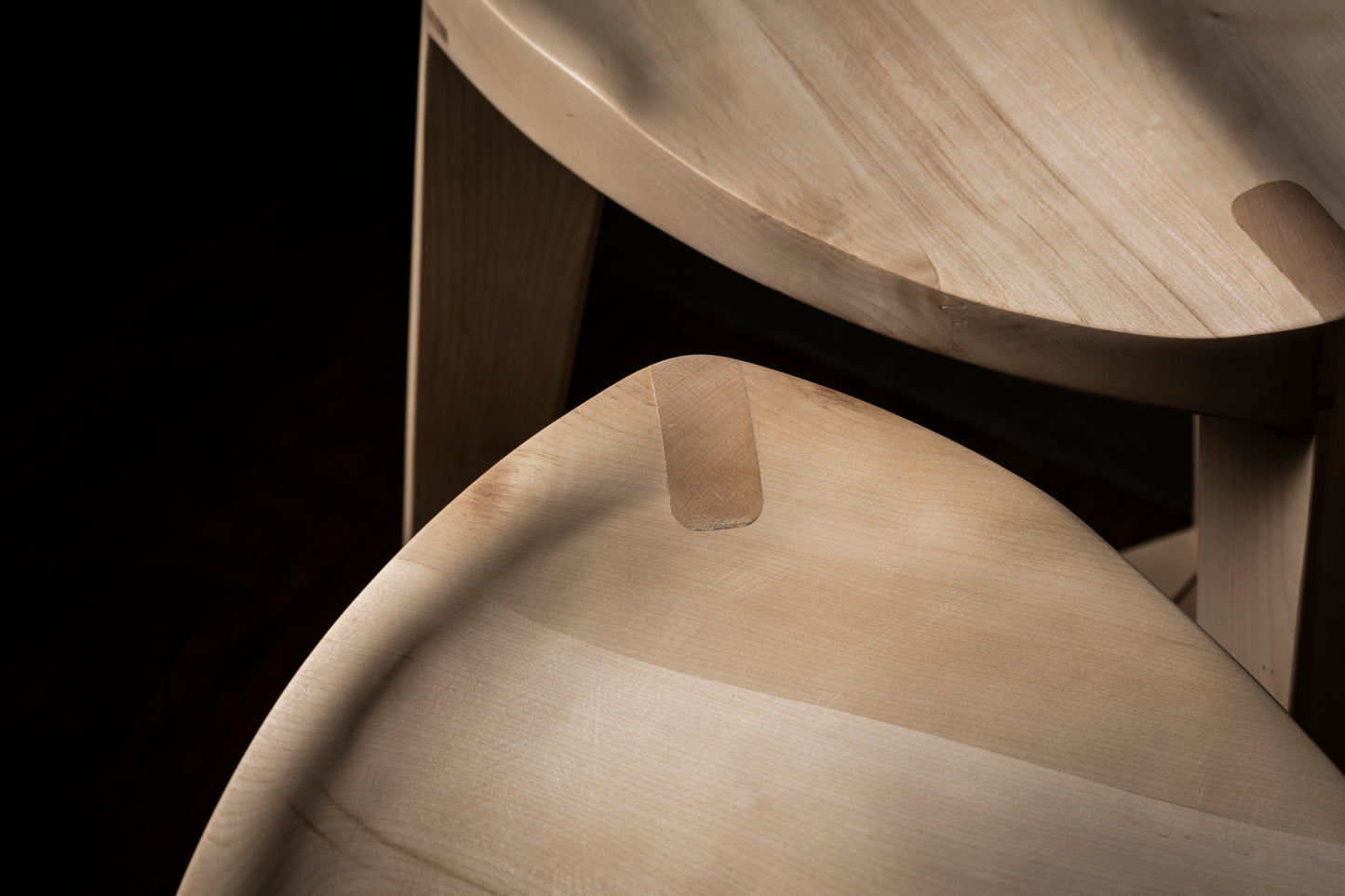 Ash Wood Bar Stool