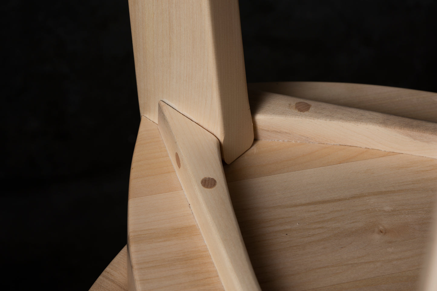 Ash Wood Bar Stool