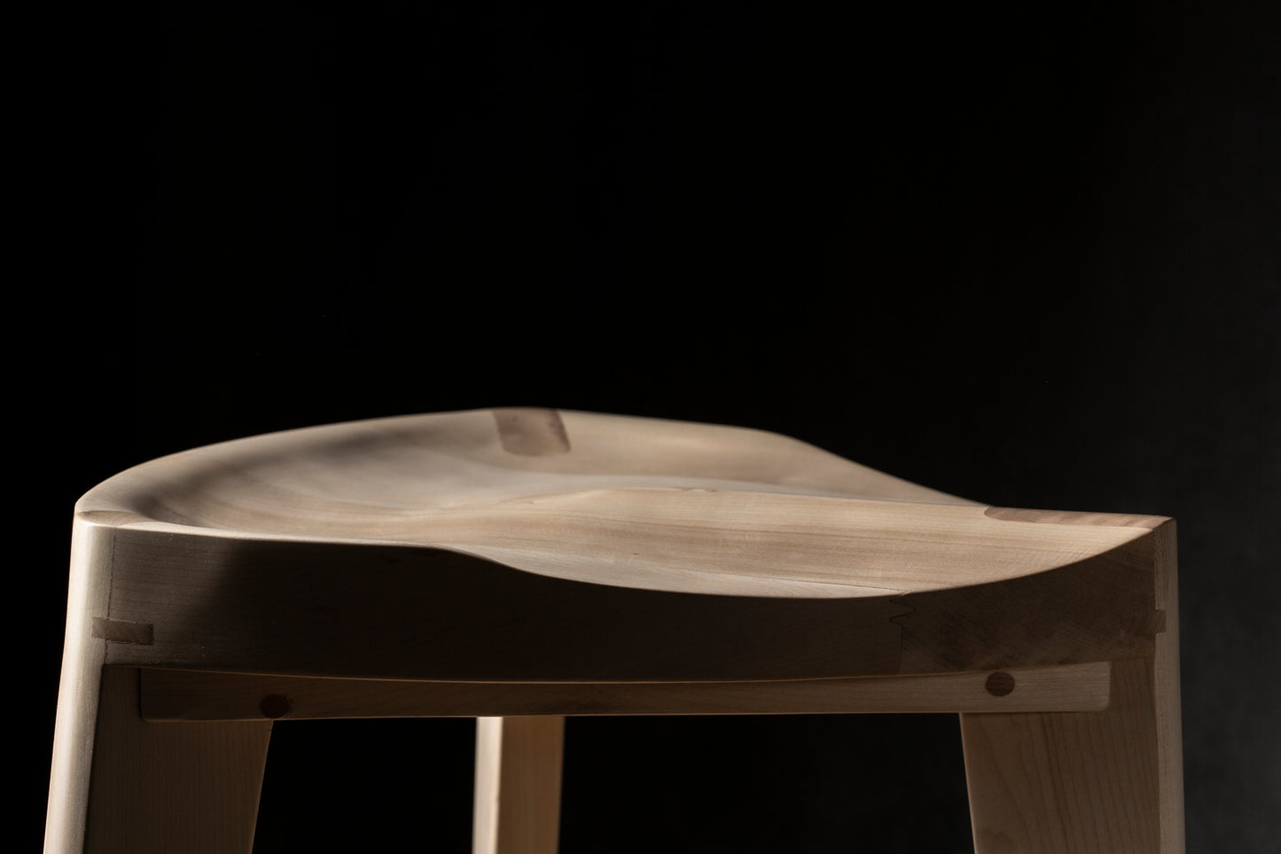 Ash Wood Bar Stool