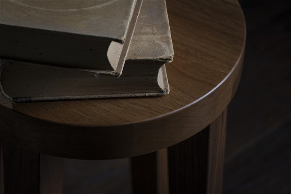 Solid Walnut nightstand – Side Table, Bedside Stool, Nightstand, Handmade Minimalist Accent Furniture, Wood Stool, Natural Oil Finish