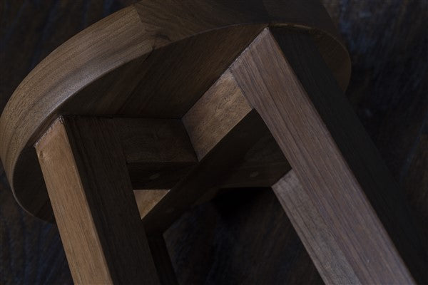 Solid Walnut nightstand – Side Table, Bedside Stool, Nightstand, Handmade Minimalist Accent Furniture, Wood Stool, Natural Oil Finish