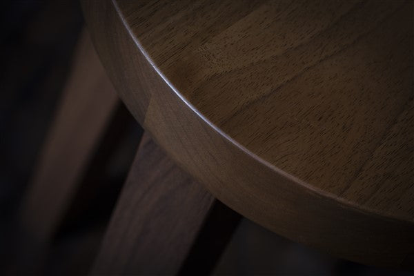 Solid Walnut nightstand – Side Table, Bedside Stool, Nightstand, Handmade Minimalist Accent Furniture, Wood Stool, Natural Oil Finish