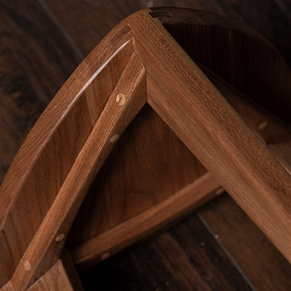 Elm stool flat seat