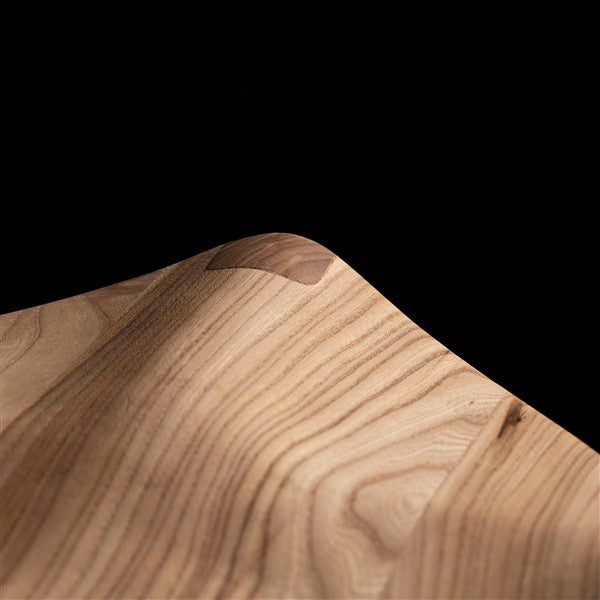 Terza Elm wood bar stool