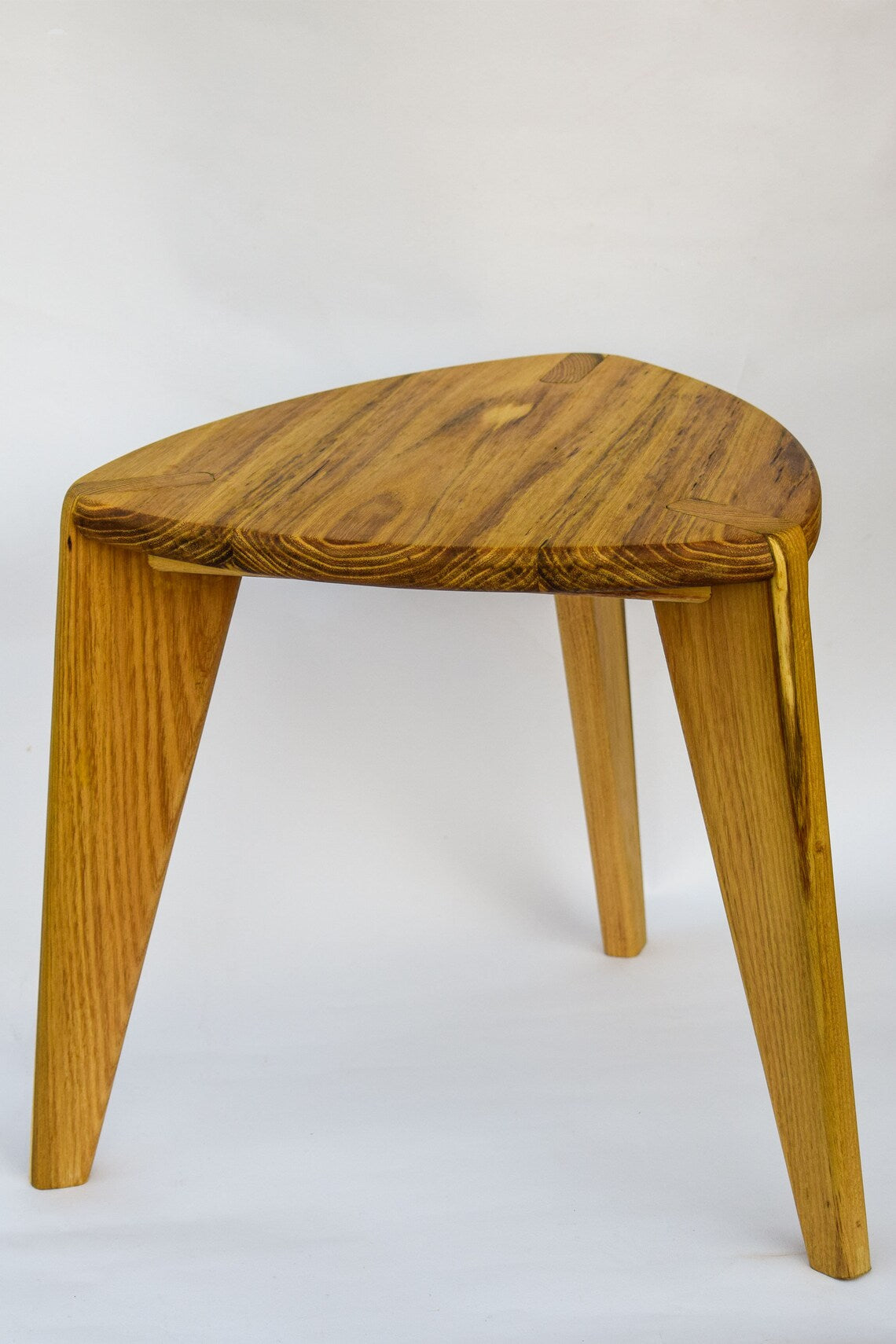 Acacia Three-Legged Small Stool
