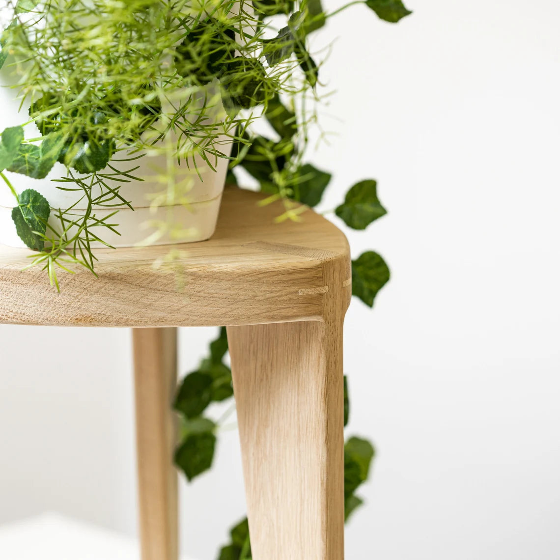 Oak Plant Stand