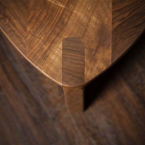 Walnut Small Three-Legged Stool
