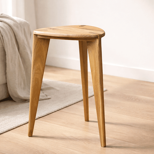 Nise Heimen M45 - Acacia Three-Legged Stool