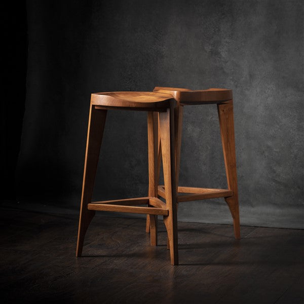 Cherry wood counter online stools