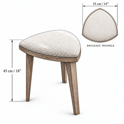 Yoru Upholstered Entryway Stool