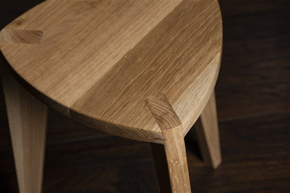 Nara Hira - Set of Oak Three-Legged Stools