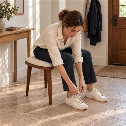 Yoru Upholstered Entryway Stool