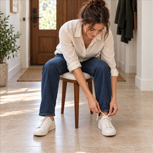 Yoru Upholstered Entryway Stool