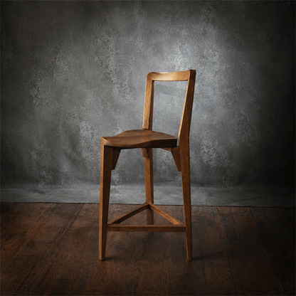 Terza bar stool with backrest